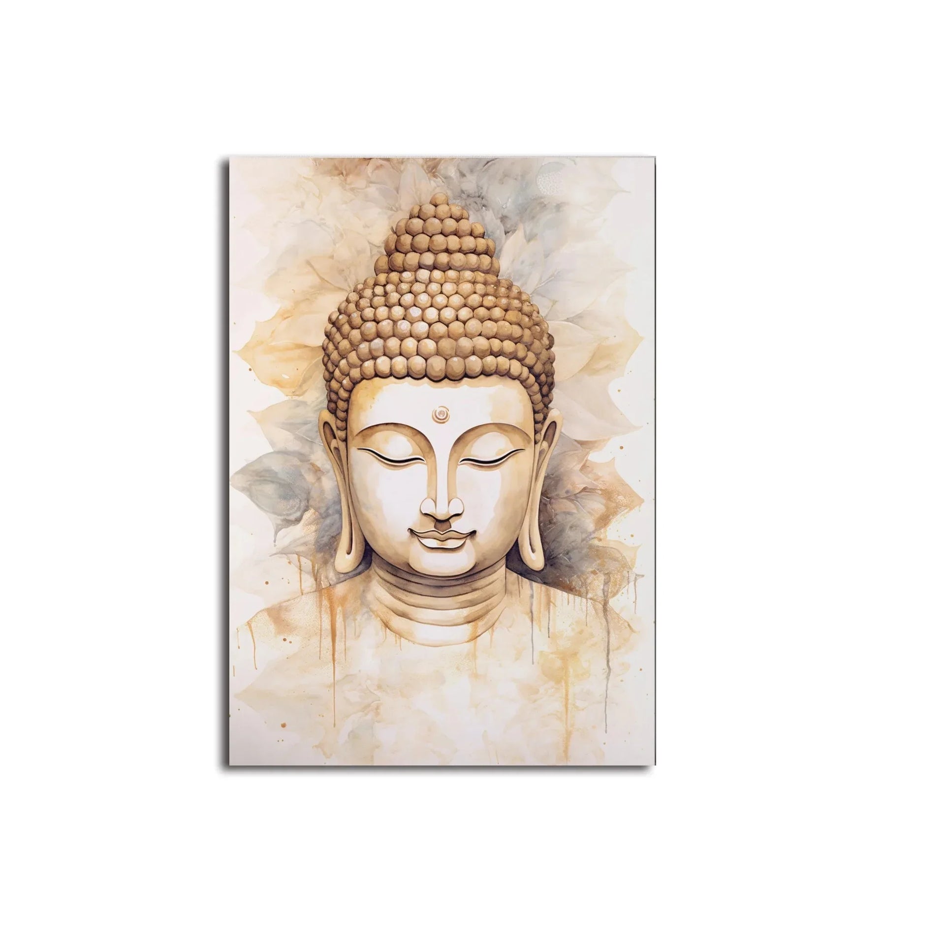 Buddha Wall Art - Yin Yang Tree Poster Canvas Painting