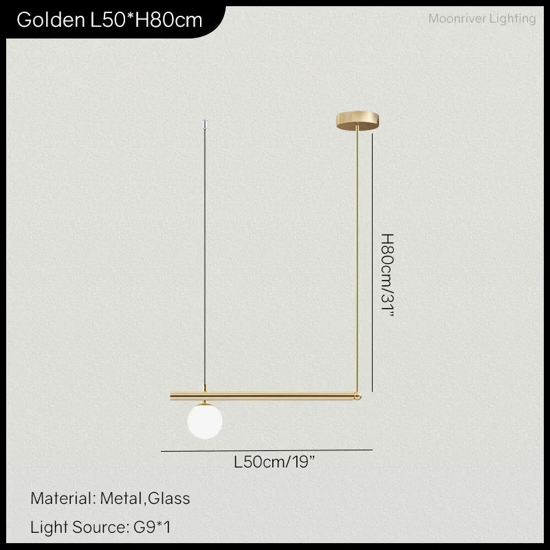 Minimalist Linear Pendant Light