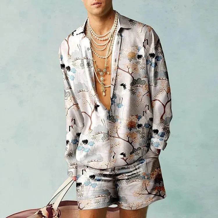 Luxury European Beach shorts set - Sexikinis Swim