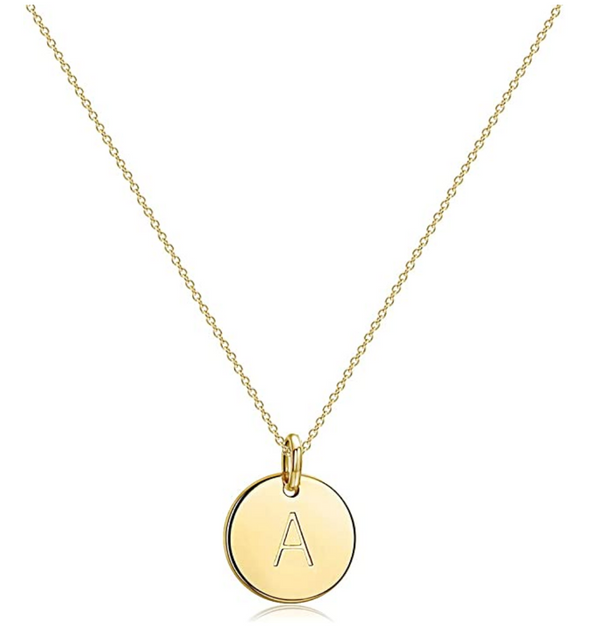 Personalized Initial CIRCLE Necklace