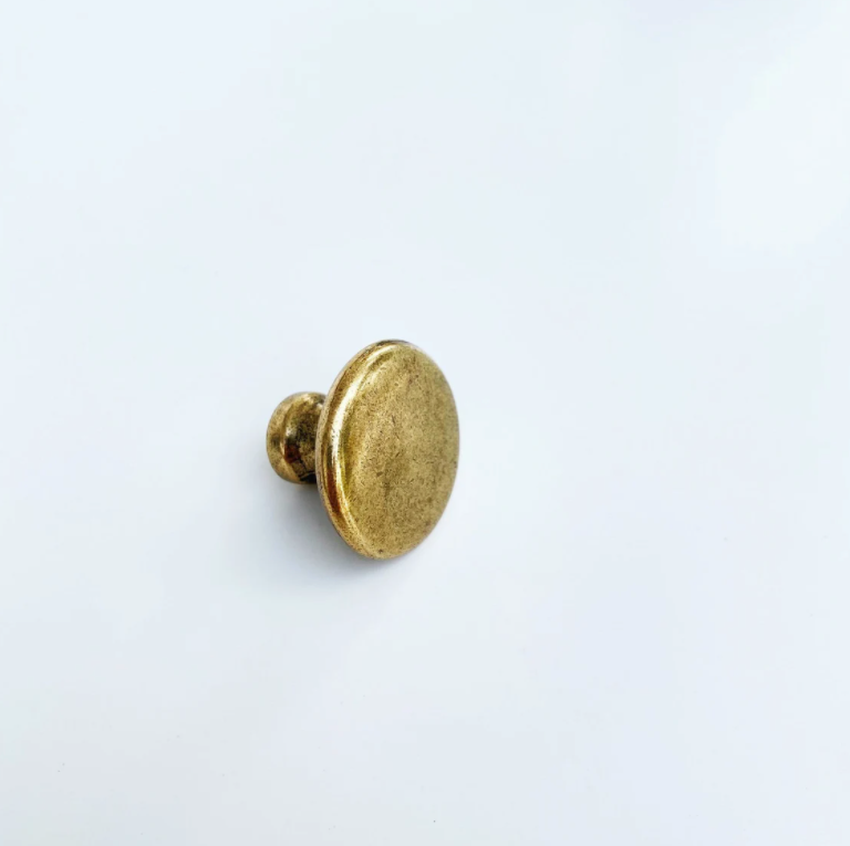 Sydney Aged Brass Cabinet Knob and Drawer Pulls