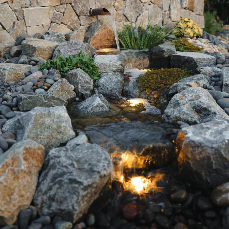 ULB01 12V Low Voltage Underwater Brass LED Fountain Pond Lighting MR16 Socket