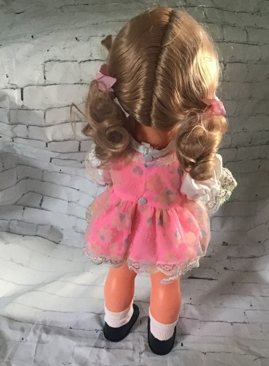 Delightful vintage June musical doll, measuring 19