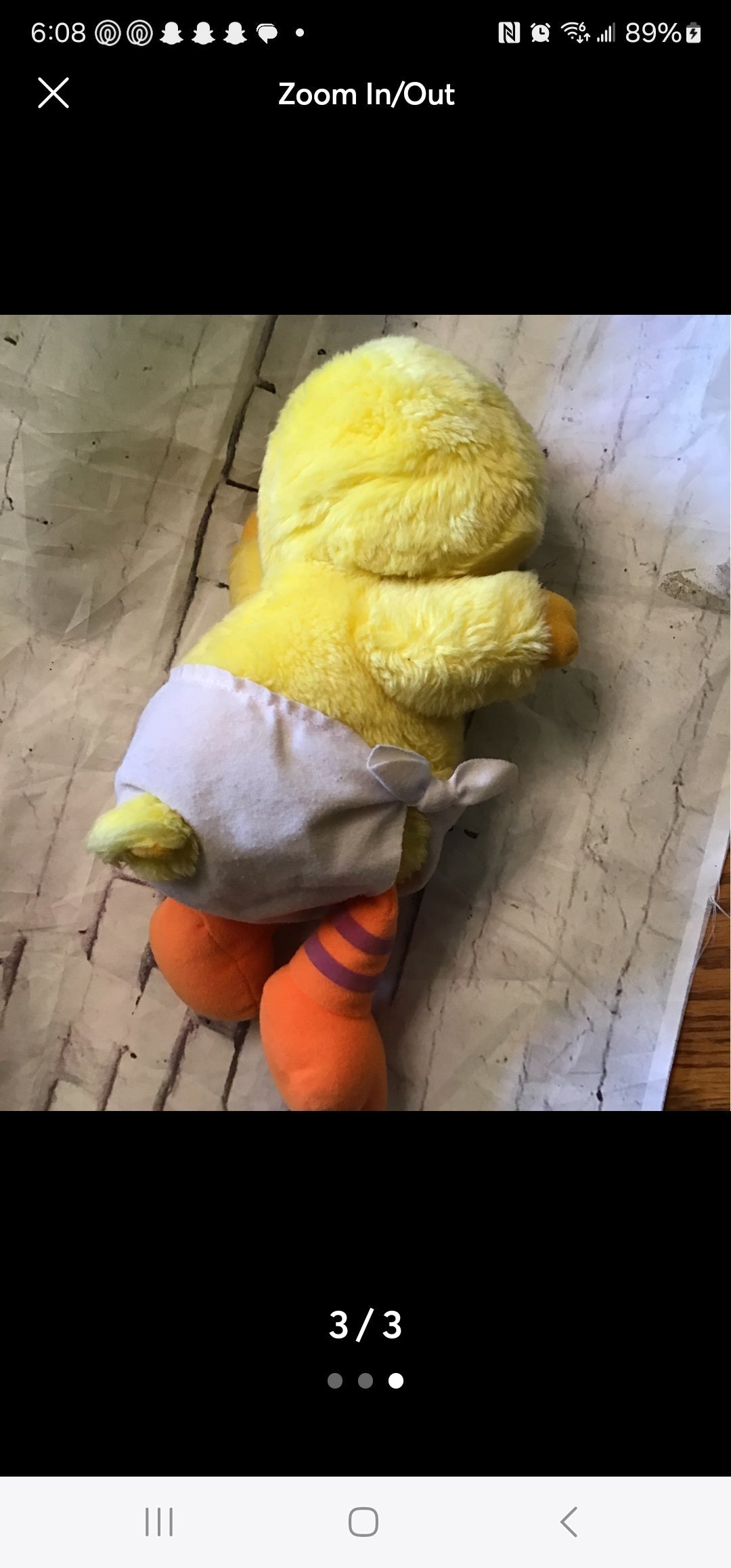 Baby Big Bird plush doll 12