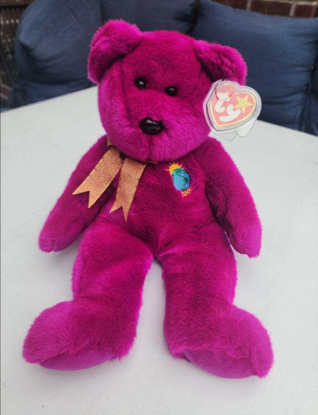 Ty Beanie Babies Millennium Bear Plush 13