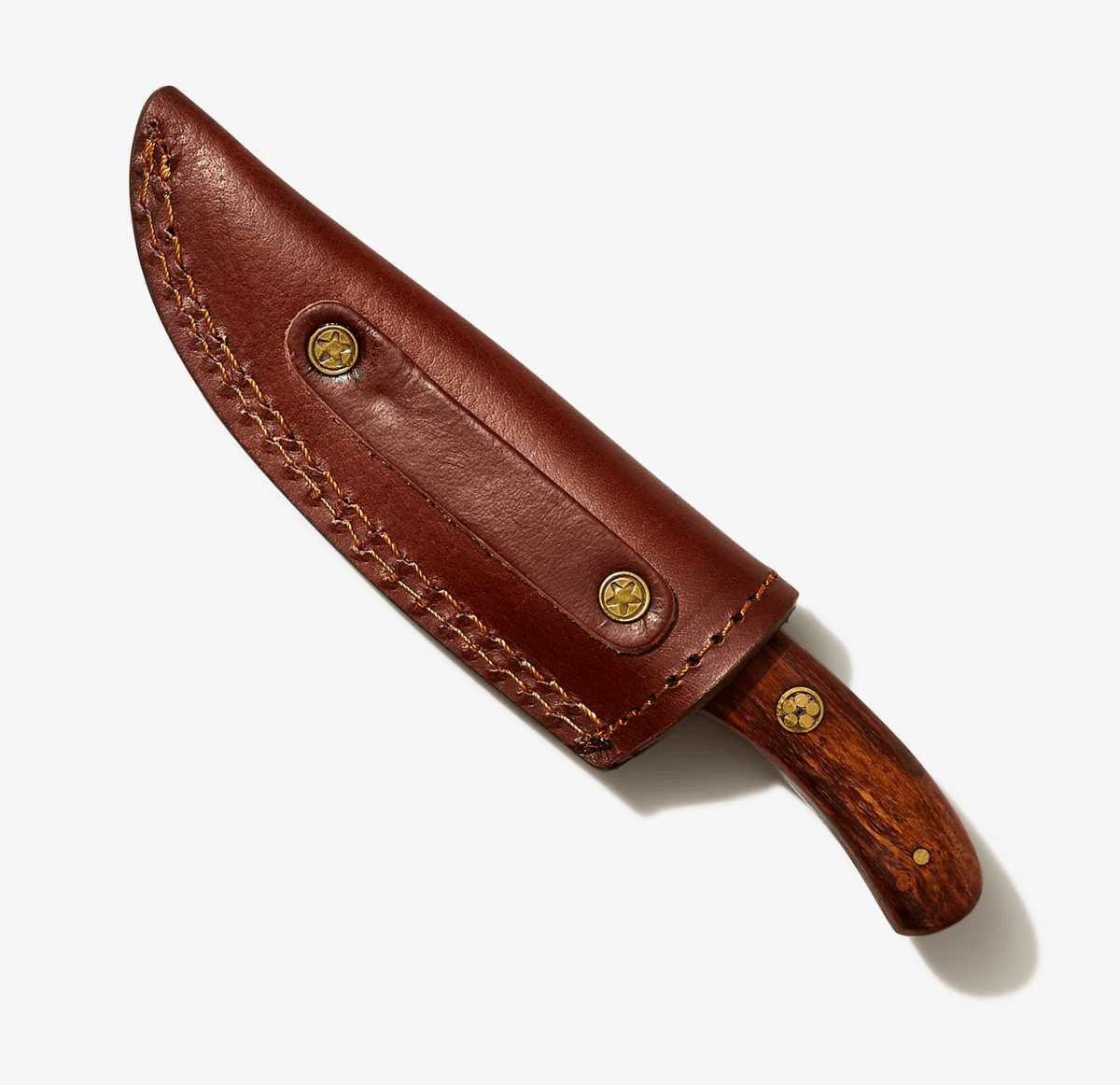 Damascus Steel Skinner Knife,Rosewood Grip by Titan Td-177