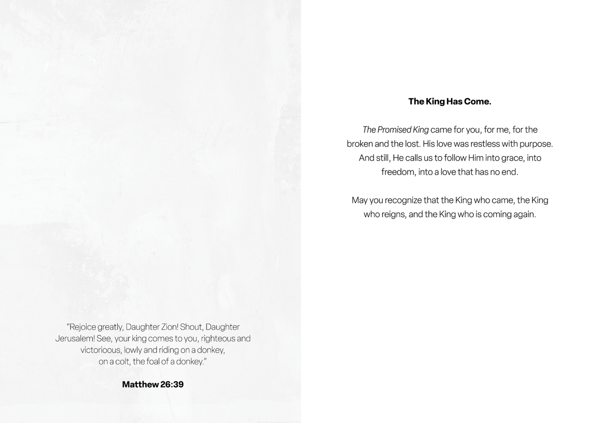 The Promised King  Easter Greeting Card