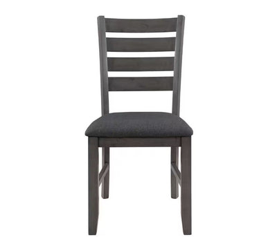 Harper and Bright Gray Rustic Wood Dining Set with Bench (No Table)