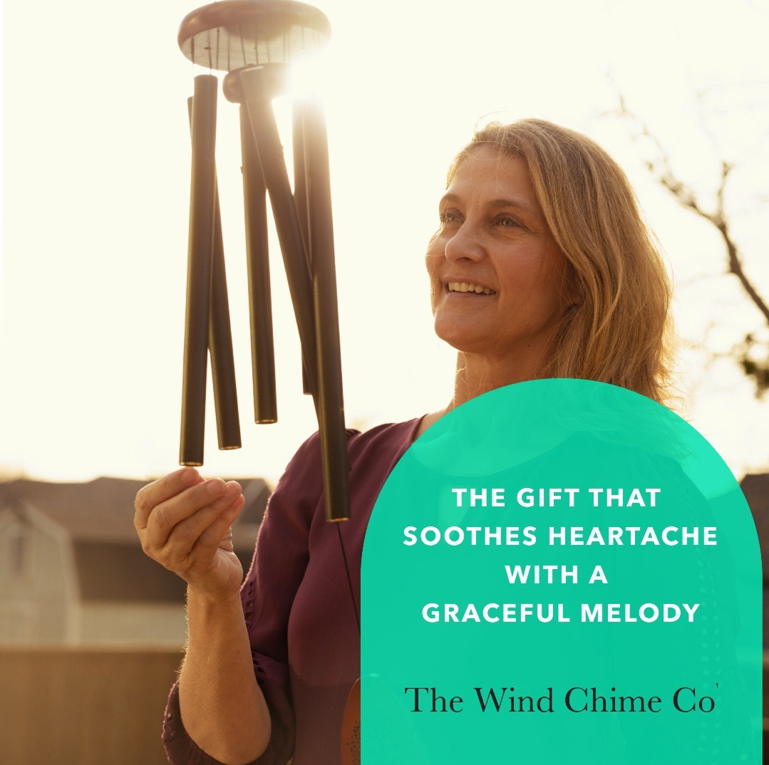 Memorial Serenity Wind Chimes - Thoughtful Gift For Special Occasions or Reflections 32”