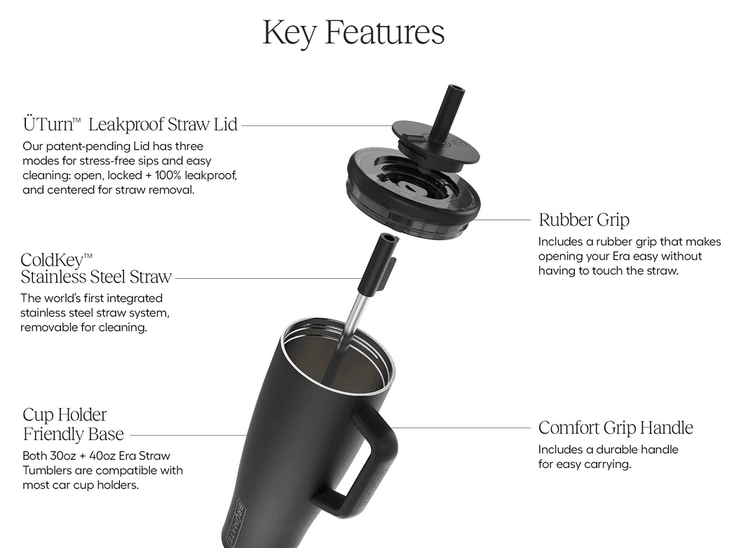 BRUMATE :: Era Tumblers + Straw Covers