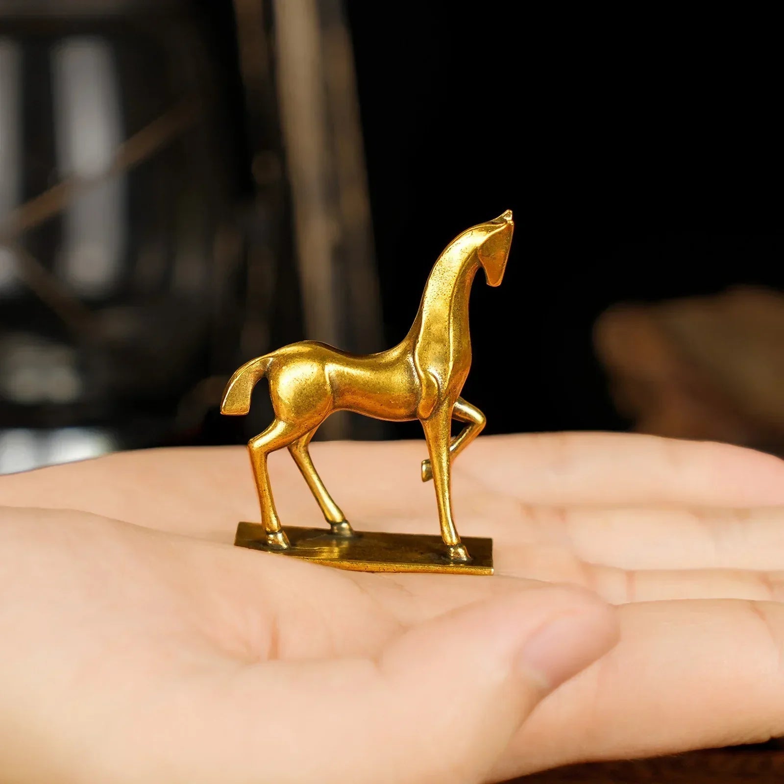 Sculpture - Abstract Brass Horse