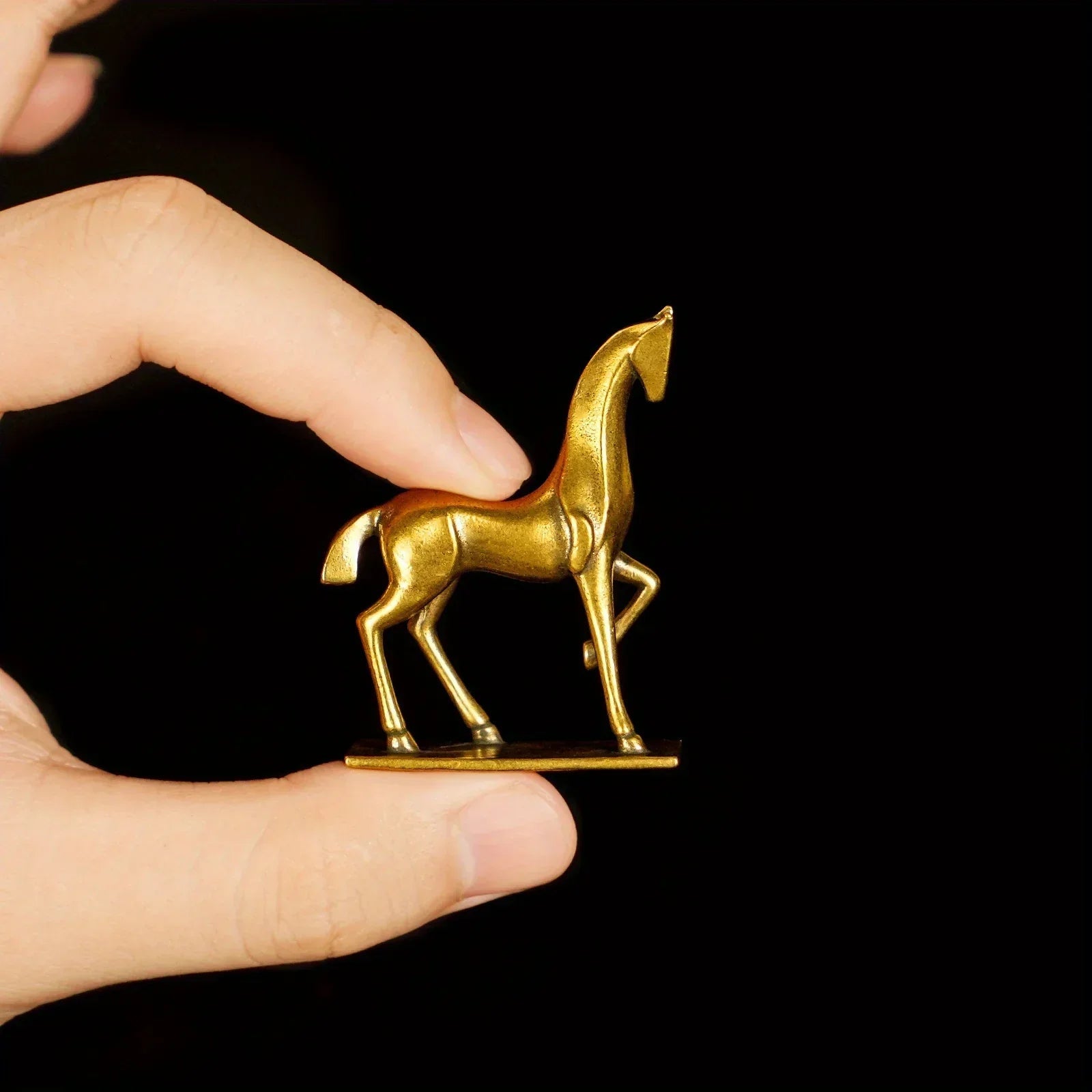 Sculpture - Abstract Brass Horse