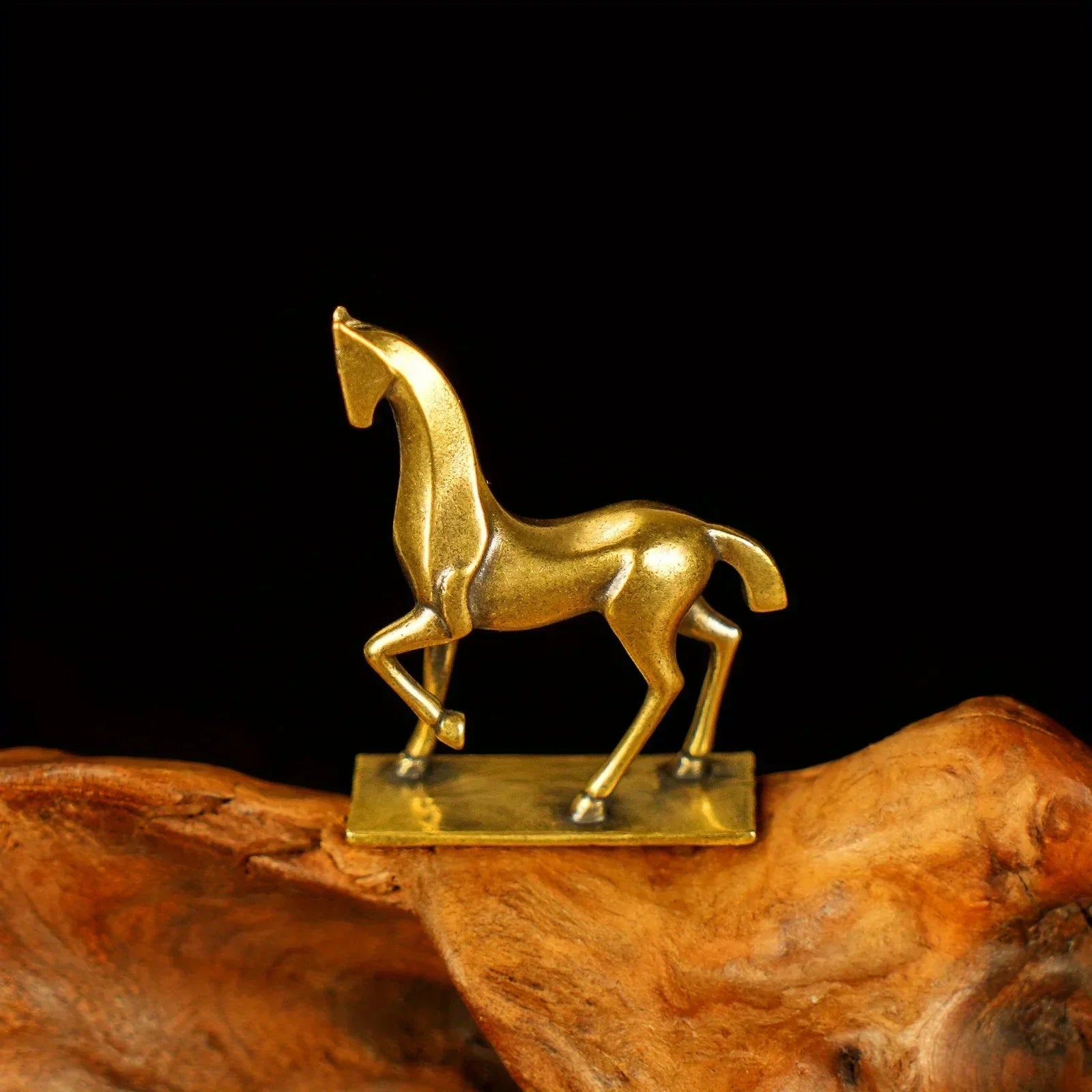 Sculpture - Abstract Brass Horse