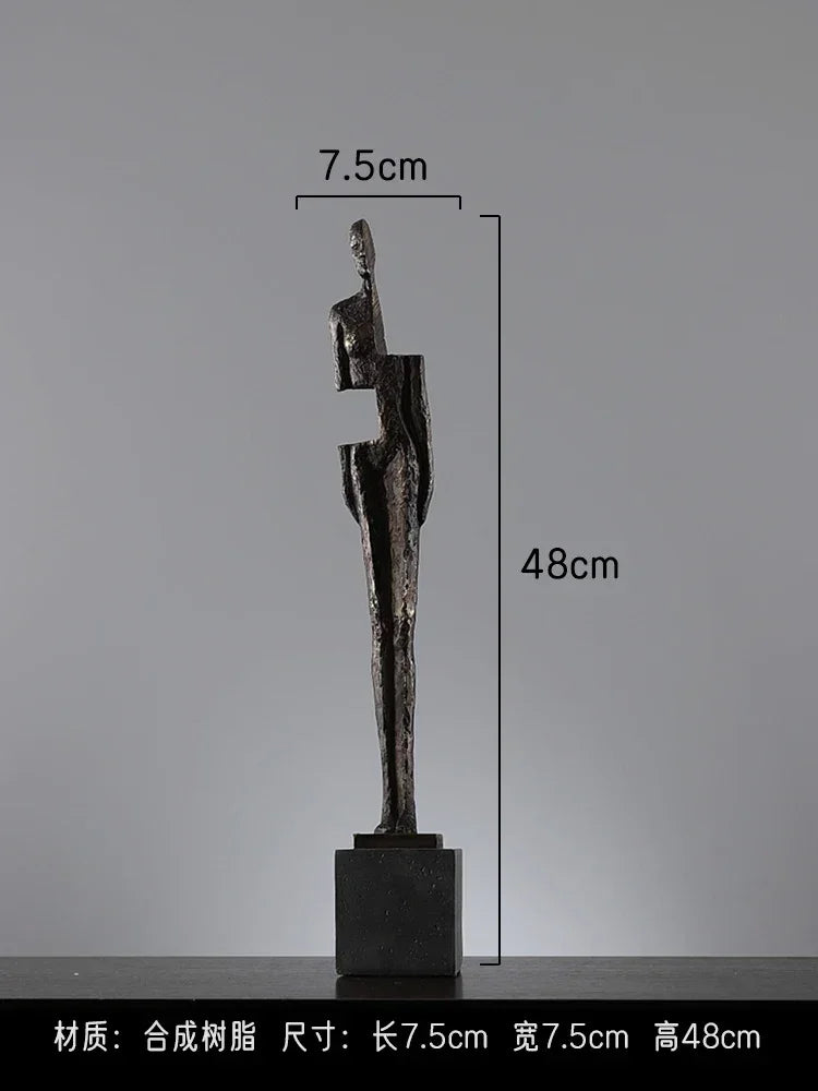 Sculpture Set Antique Bronze for Your Living Room