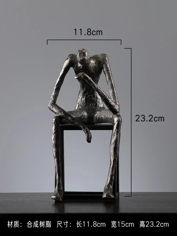 Sculpture Set Antique Bronze for Your Living Room