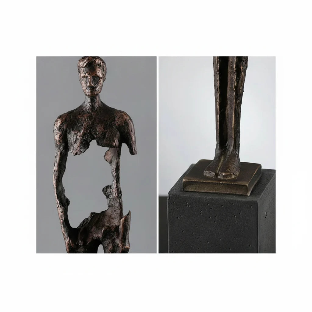 Sculpture Set Antique Bronze for Your Living Room