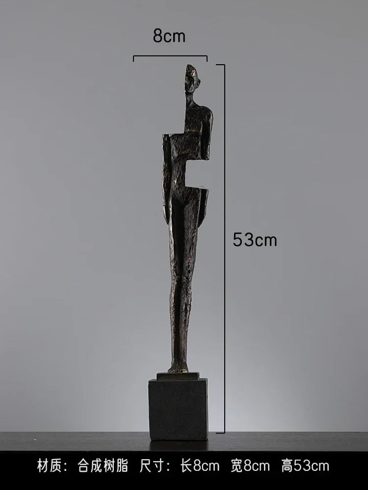 Sculpture Set Antique Bronze for Your Living Room