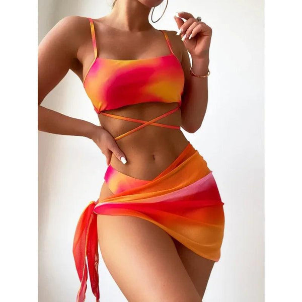 Serena three piece swimsuit - Sexikinis Swim - Gifts for You 'n Me