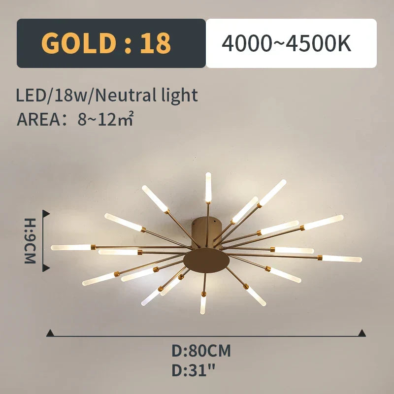 LED Fireworks Pendant Lamp