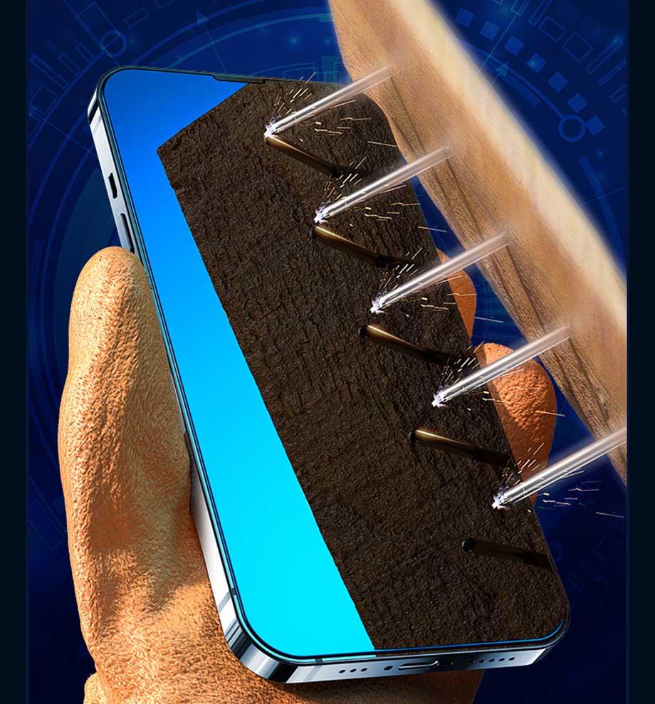 4PCS Tempered Glass For iPhone 11 12 13 14 Pro MAX XR X XS Max Screen Protector on For iPhone 12 11 13 14 Mini 7 8 6 Plus Glass Edge- Bubble Free- Scratch Resistant Protective Film For iPhone