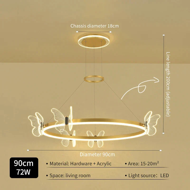 Butterfly LED Ceiling Lamp