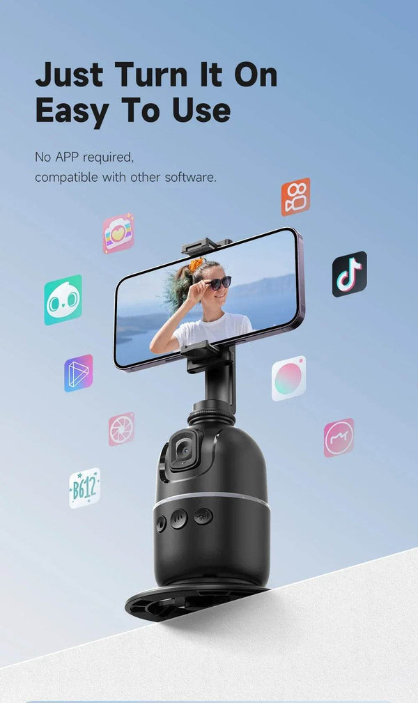 360° Smart Auto Face Tracking Gimbal Stabilizer Tripod