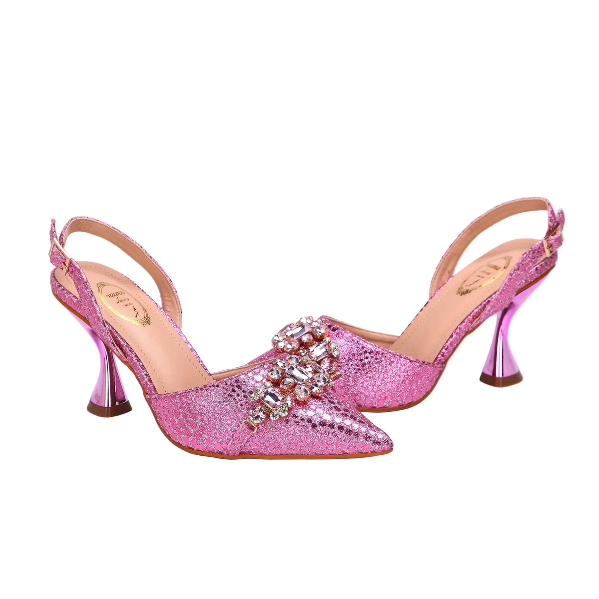 Women's Shoes and Bag Set with Pointed Toe EDN349