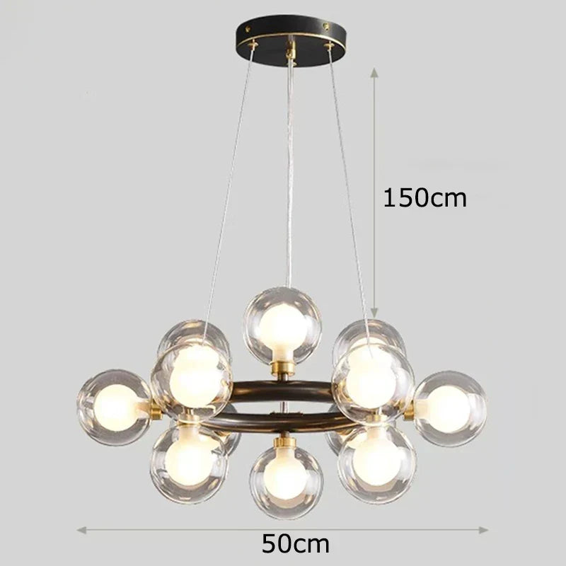 Copper Vintage LED Chandelier