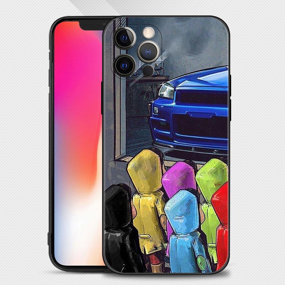 Boy Girl See Cool Sports Car Drift Case For iPhone 14 13 12 11 Pro Max Cover X XR XS Max 12Mini 13Mini 6 6S 7 8 Plus 5 5S Slim Back Cover Designer Matte Finish Hard Ultra Protective & Anti Shock