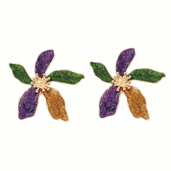 Sweet Big Flower Stud Earrings - Sexikinis Swim - Gifts for You 'n Me
