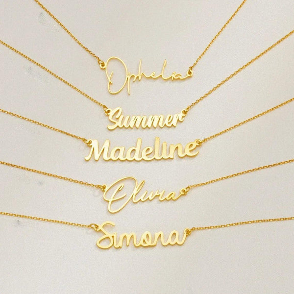 Custom Name Necklace -Sexikinis Swim - Gifts for You 'n Me