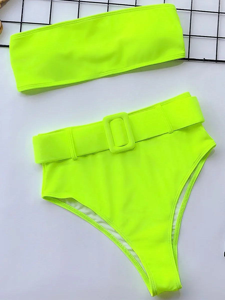Sally High Waist two piece swimsuit - Sexikinis Swim