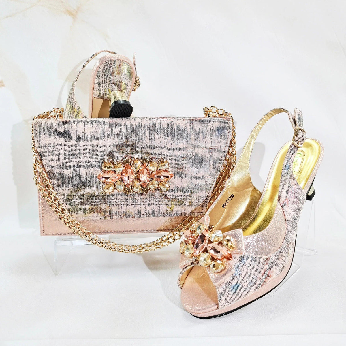 Charming Shoes And Bag Matching Set HN1-1