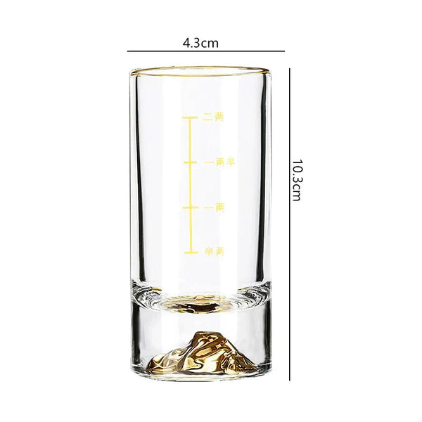 Dlight Decor Golden Line Brandy Glass Set 100ml x6 Dlight Decor