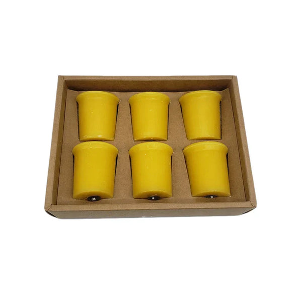 Home Aromatherapy Beeswax Candles Set of 6 pcs
