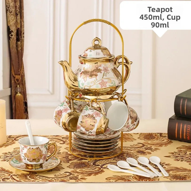 European Sle Cerc Coffee Cup And Plate Set ternoon Tea Set Electroplated Coffee Utensils 3 Piece Set ular Model