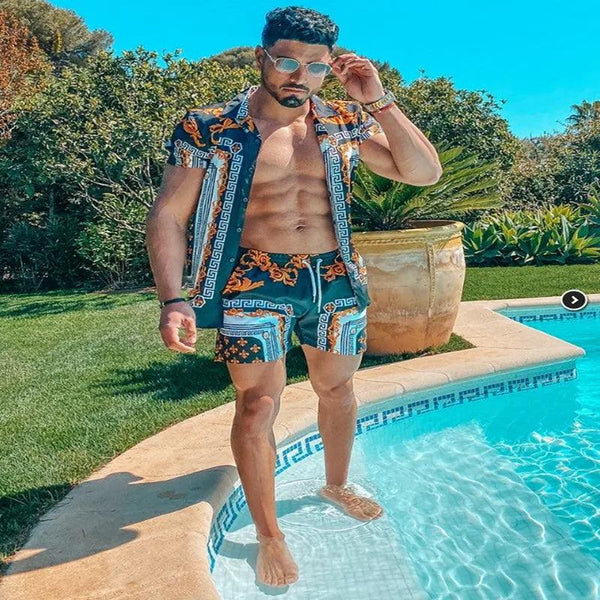 Designer style men two piece Beach set - Sexikinis Swim