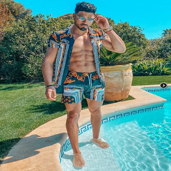 Designer style men two piece Beach set - Sexikinis Swim