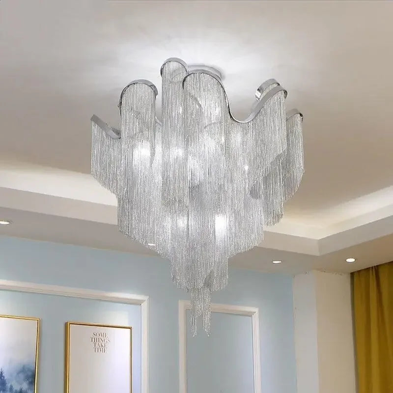 Flower Tassel Ceiling Light
