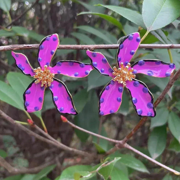 Sweet Big Flower Stud Earrings - Sexikinis Swim - Gifts for You 'n Me