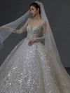 Latest Classic Wedding Gown EDW356 - Floor Length / 6