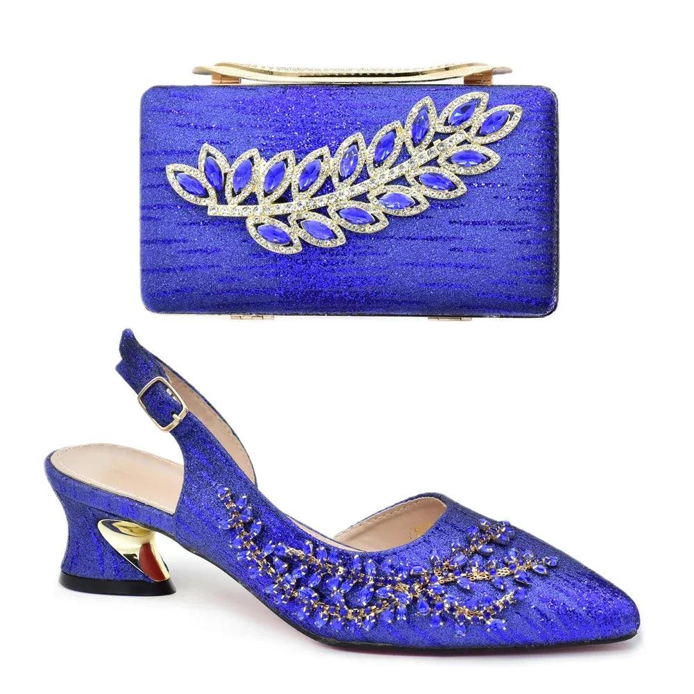 Latest Italian Shoe and Bag Set GBH56