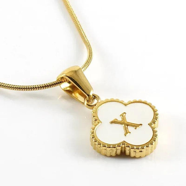 Lucky Clover Stainless Steel Pendant Necklace - Sexikinis Swim - Gifts for You 'n Me