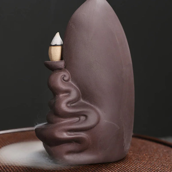 Serene Buddha Backflow Incense Burner