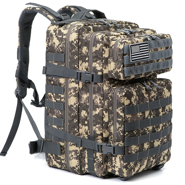 Tactical Backpacks Outdoor 45L Large Capacity Man 3 Days Molle Hking Bags For Outdoor Trekking Camping Backpack