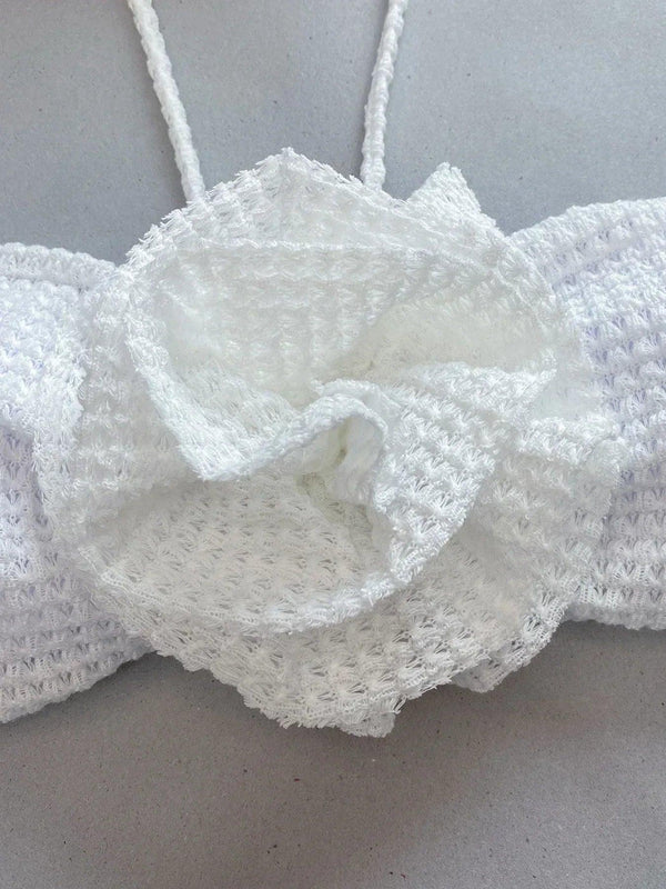 Sexy Crochet Mesh Three Piece swimsuit set - Gifts for You 'n Me