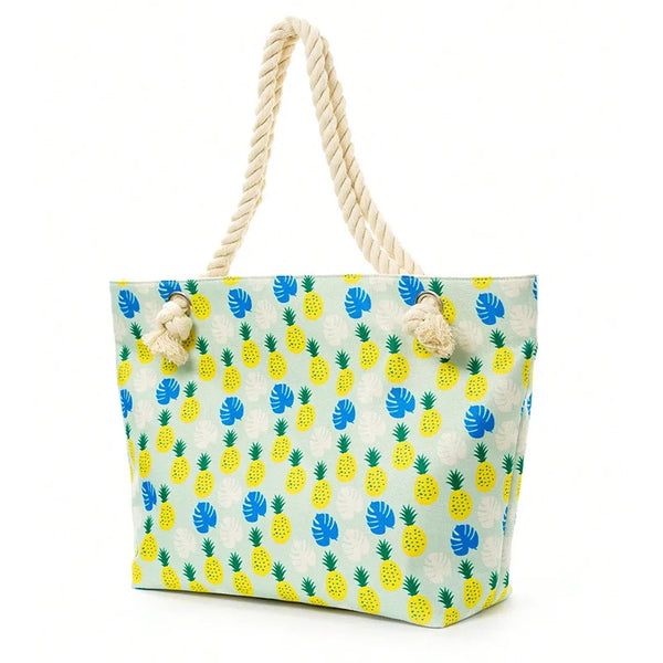 Boho Style Geometry Large Capacity Women Handbags Multifunctional Handbags Shoulder Tote Bags Swimming Storage Bag Beach Bag