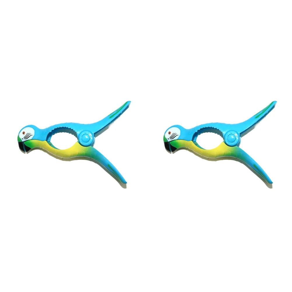 Cute Plastic Beach Towels Clips Large Drying Racks Retaining Clip Windproof Clothes Pegs Pins Animal Decorative Clothespins