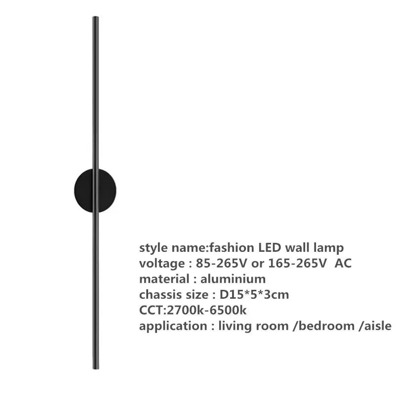 Gold Tube Wall Sconce 100cm Corridor Design