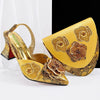 New Shoes And Bag Matching Set SF1-2 - Yellow / 41